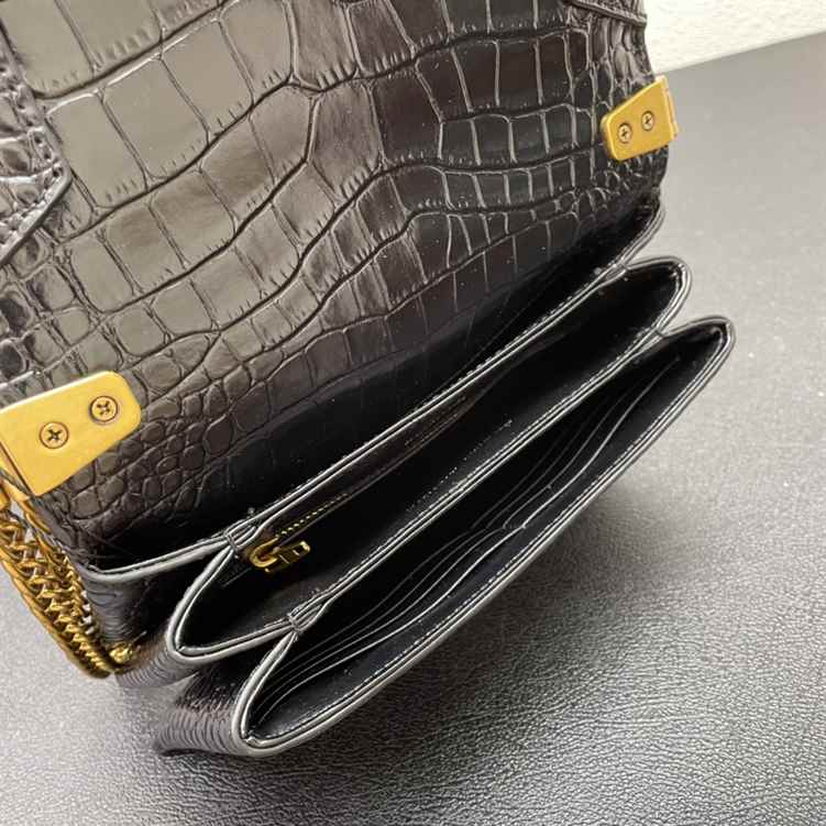 BALENCIAGA Triplet Small Bag Crocodile Embossed replica