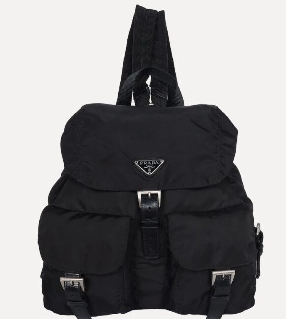 Prada Tessuto Nylon Drawstring Backpack