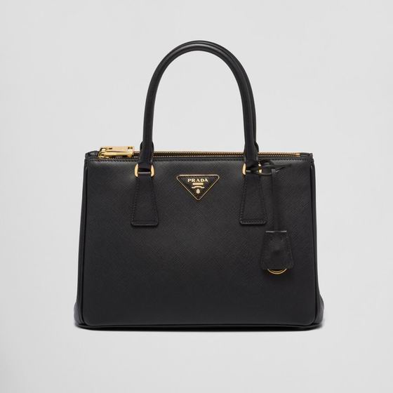 Prada Galleria Nude Medium Saffiano Leather Bag