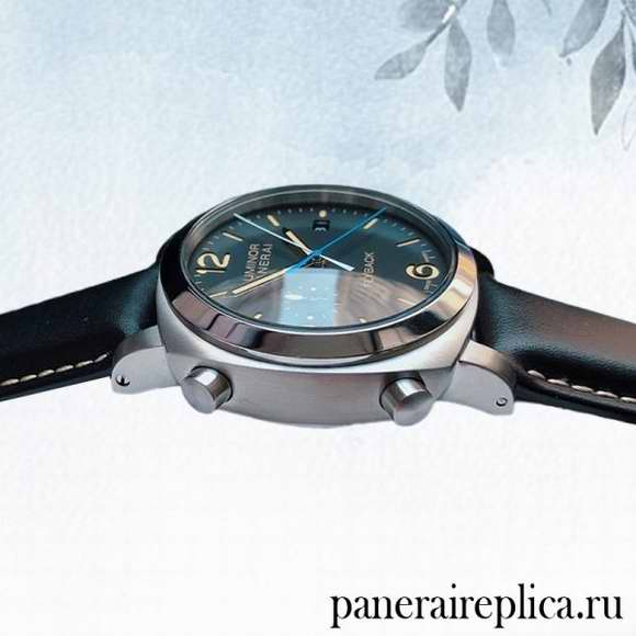 Panerai Luminor 1950 Men��s 44mm PAM00524 Stainless Steel Leather Strap