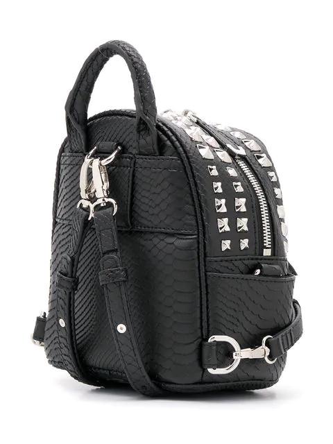 Philipp Plein Crystal Embellished Backpack Women 02 Black Bags Backpacks