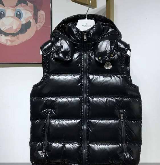 Replica Moncler Down Jacket White Duck Down in Black